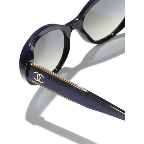 chanel oval sunglasses ch5416|CHANEL Sunglasses: Oval Sunglasses, acetate — .